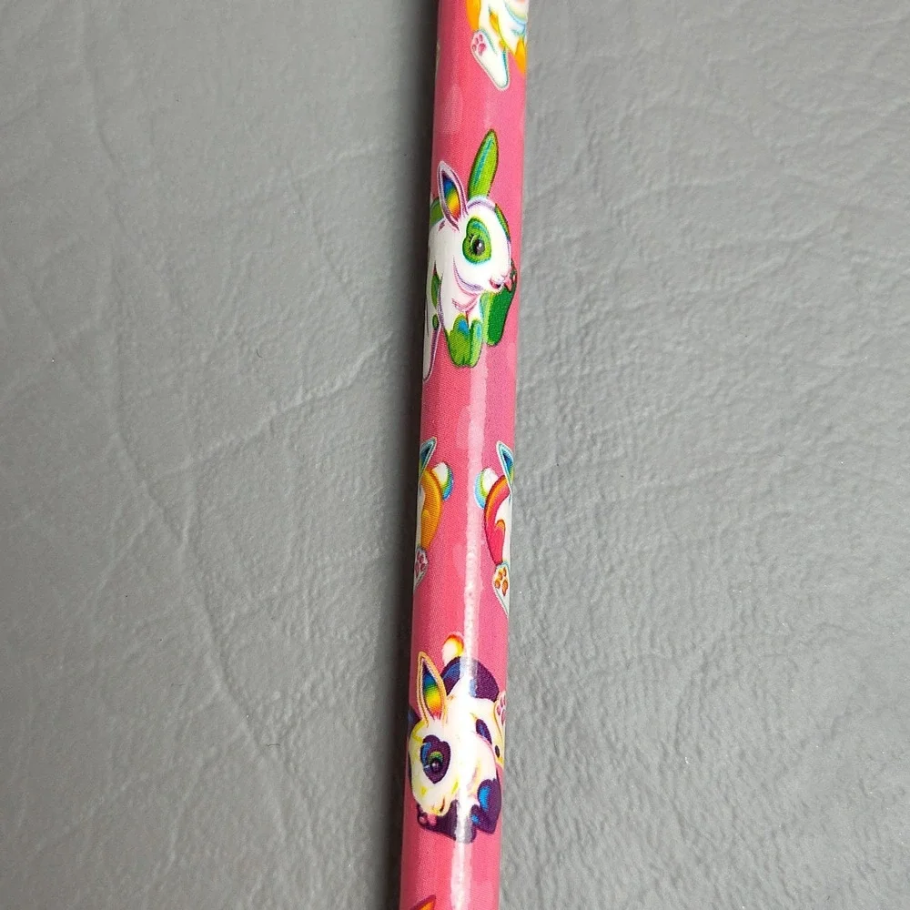 Vintage Lisa Frank Easter Pencils With Large Eraser Tops 6 Pieces Unsharpened
